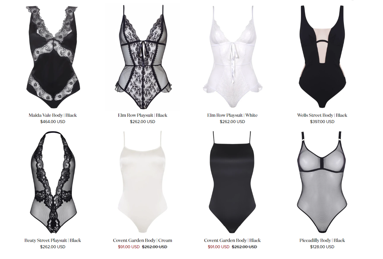 Different Types of Fashion Lingerie Available At Myla - GottaOffer