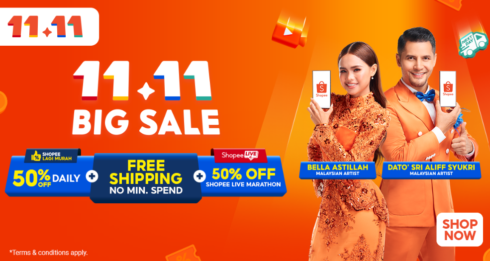 Shopee 11.11 Singles' Day Sale